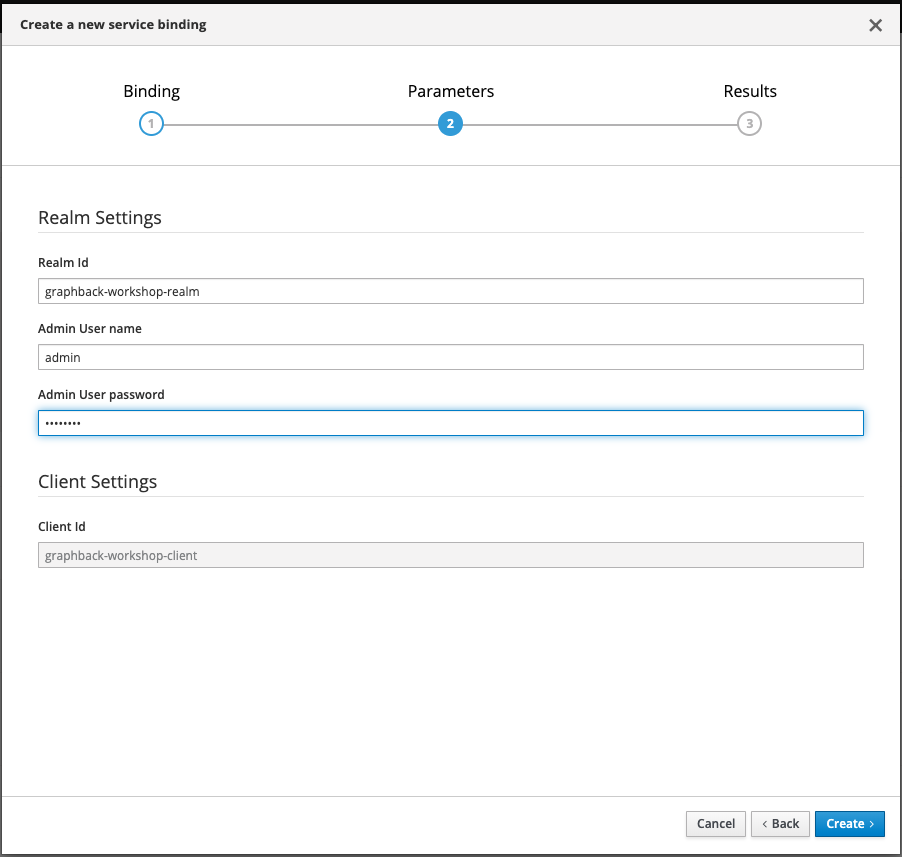 Creating a Keycloak Binding in the MDC